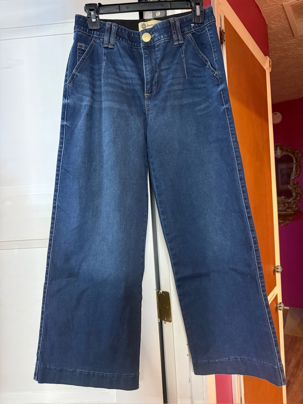 Democracy Dark Blue Wide Leg Women’s Jeans. Brand NEW!